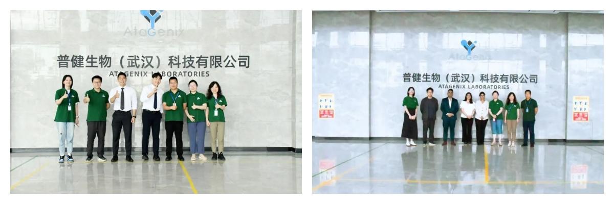海外客戶走進(jìn)普健生物實(shí)驗(yàn)研發(fā)基地，為一站式蛋白抗體開發(fā)平臺點(diǎn)贊